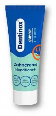 Dentinox Junior pastă de dinti Flora orala+, 6-12 ani, 75 ml.